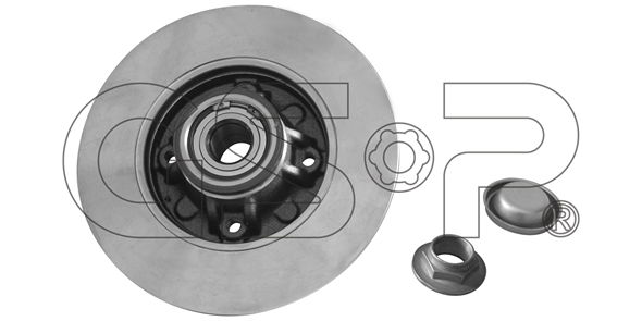 Bremsscheibe Hinterachse GSP 9230146K von GSP