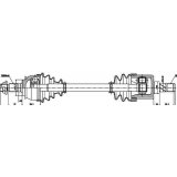 GSP 238001 Antriebswelle von GSP