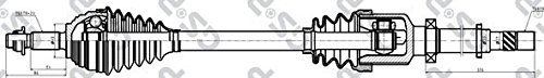 GSP 299071 Antriebswelle von GSP