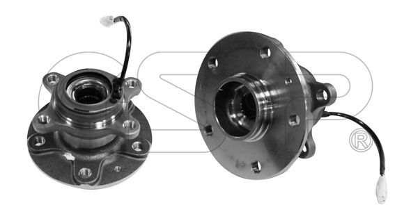 Radlagersatz Hinterachse beidseitig GSP 9324003 von GSP