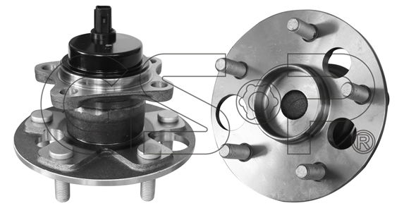 Radlagersatz Hinterachse beidseitig GSP 9400090 von GSP