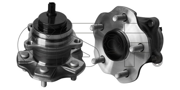 Radlagersatz Hinterachse beidseitig GSP 9400360 von GSP