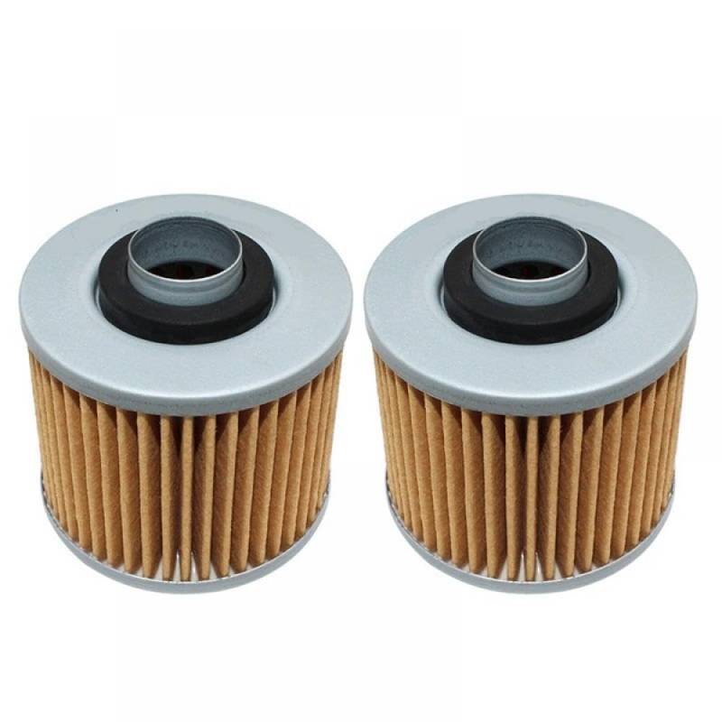 Kompatibler Ölfilter Kompatibel mit XV250 VSTAR 250 2008–2016, SR400 1992–2008, XT660R 2004–2014(2PCS) von GSwReJ