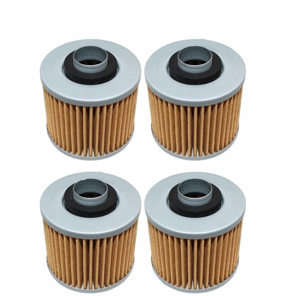 Kompatibler Ölfilter Kompatibel mit XV250 VSTAR 250 2008–2016, SR400 1992–2008, XT660R 2004–2014(4PCS) von GSwReJ