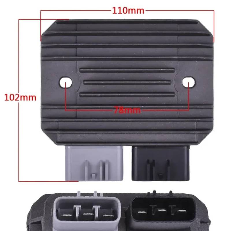 Spannungsreglergleichrichter kompatibel mit KLZ1000 1000 ZG1400 1400 GTR1400 ZX14R ZX10R ZX10R(ZX10R) von GSwReJ