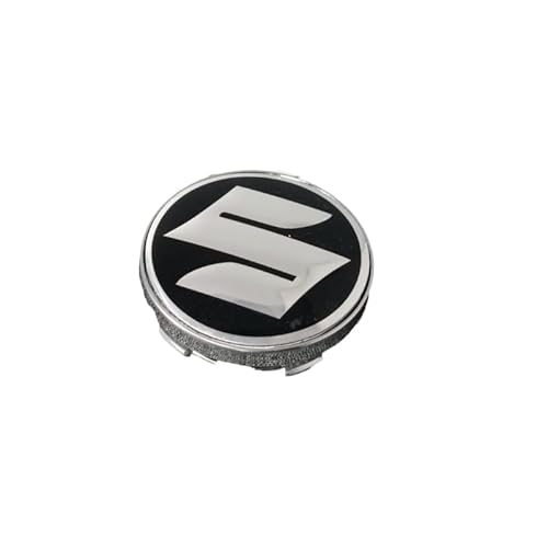4er-Pack Radnabenabdeckungen, für Suzuki modified Version-wasserdichtes/staubdichtes, verschleißfestes und langlebiges Autozubehör,A 58MM von GTFRFD