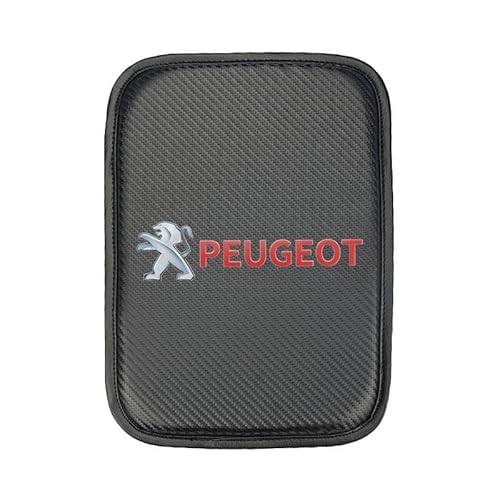 Auto Armlehnen Polster, für Peugeot 2008 2020-2022 wasserdicht Kratzschutz Leder Auto Mittelkonsole Abdeckung Komfort-Accessoires von GTFRFD