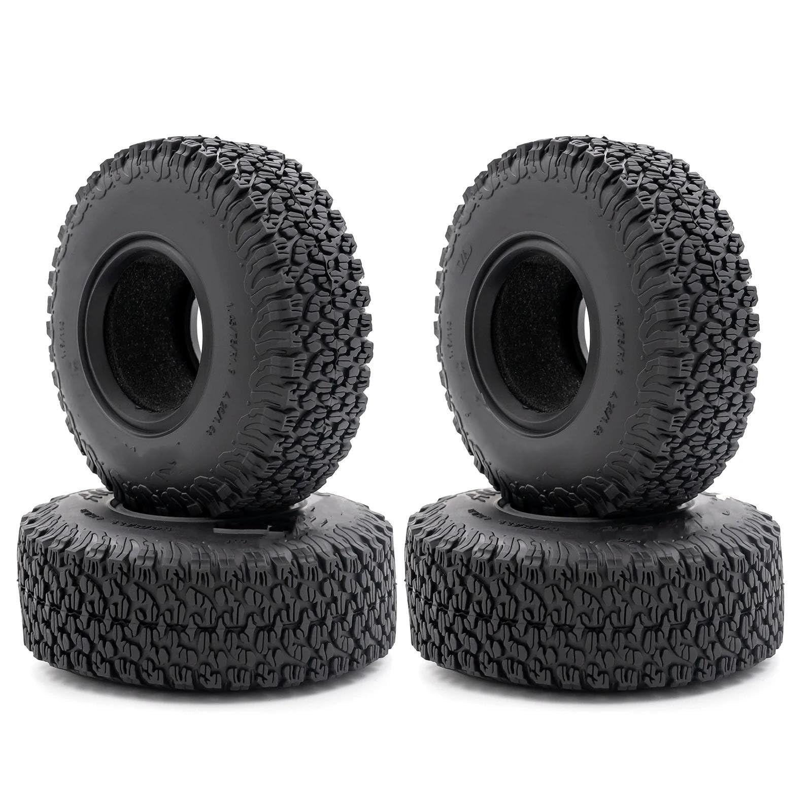 GTFRUQAS Für Axial Für SCX10 90046 Für AXI03007 Für TRX4 Für KO3 4Pcs 1,9 Reifen Feine Textur Klaue Schlamm ForTerrain Rad Reifen RC Crawler RC Autoreifen GTFRUQAS Für Axial Für SCX10 90046 Für AXI03007 Für TRX4 Für KO3 4Pcs 1,9 Reifen Feine Textur Klaue Schlamm ForTerrain Rad Reifen RC Crawler RC Autoreifen von GTFRUQAS