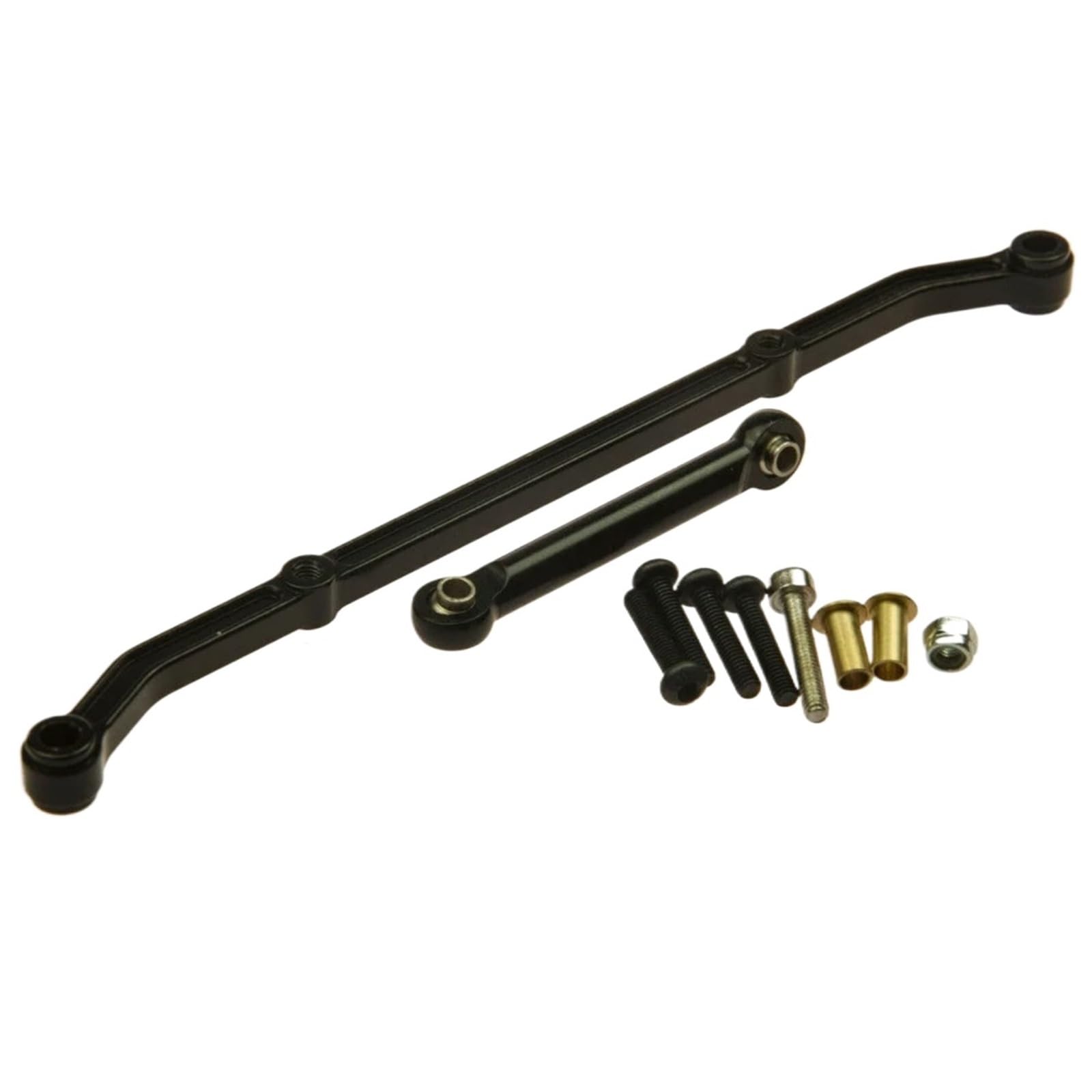 GTFRUQAS RC Ersatzteile Für Axial Für SCX10 1/10 Lenkgestänge Link Arm Set RC Fernbedienung Crawler Auto Zubehör LKW Ersatzteile Upgrade Teile(Black) von GTFRUQAS