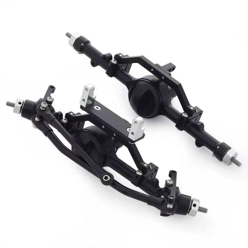 GTFRUQAS RC Ersatzteile Für Gelande II Für TF2 D90 D110 Für Yota II 1/10 Aluminium Legierung Achse Vorne Und Hinten RC Upgrade Teile Zubehör(Front and Rear Axle) von GTFRUQAS