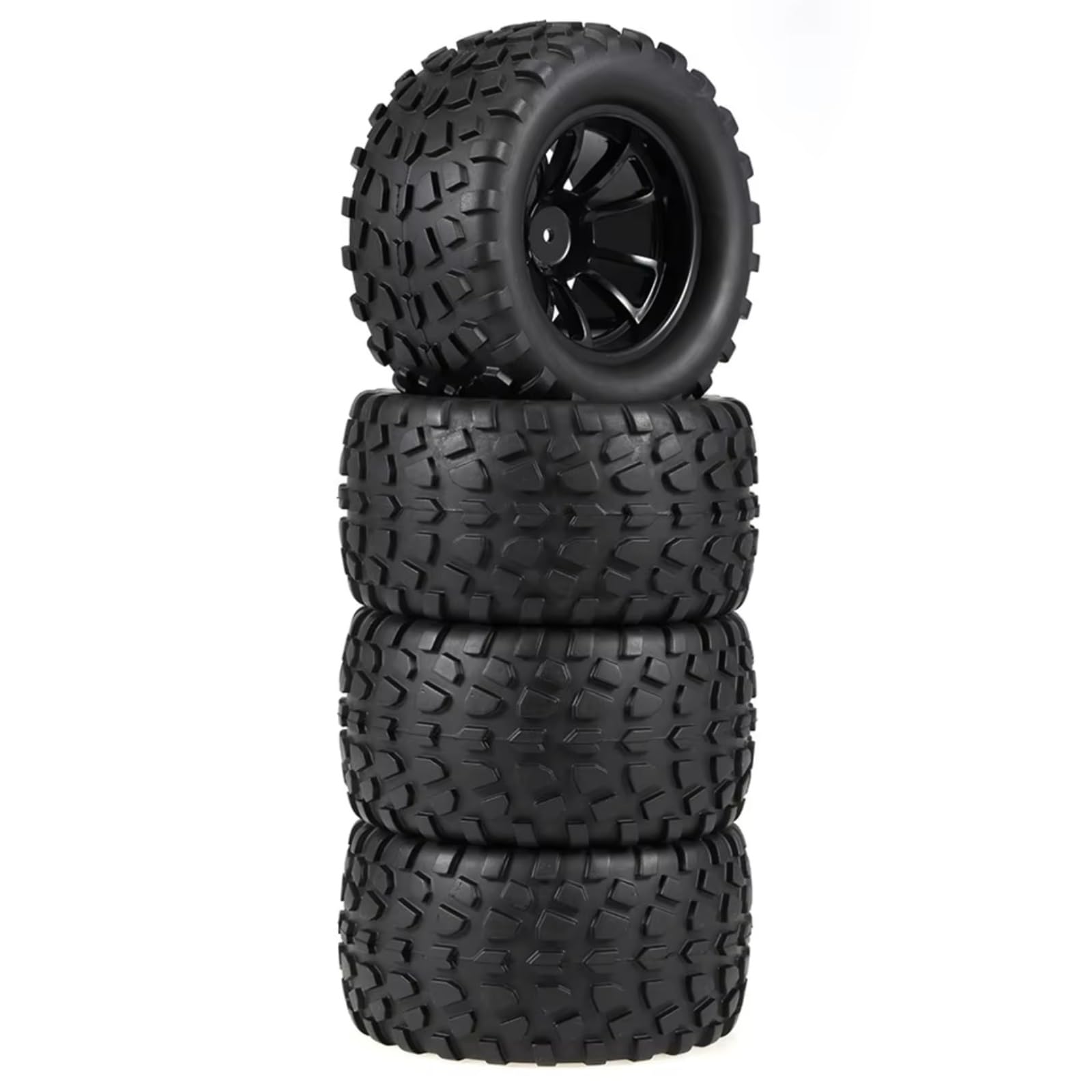 GTFRUQAS RC Ersatzteile Für HSP Für Tamiya Für Kyosho 1/10 4 Pcs 130MM RC Für Monster Truck Für Buggy Reifen Reifen Rad Schaum Einsätze 12mm Hex von GTFRUQAS