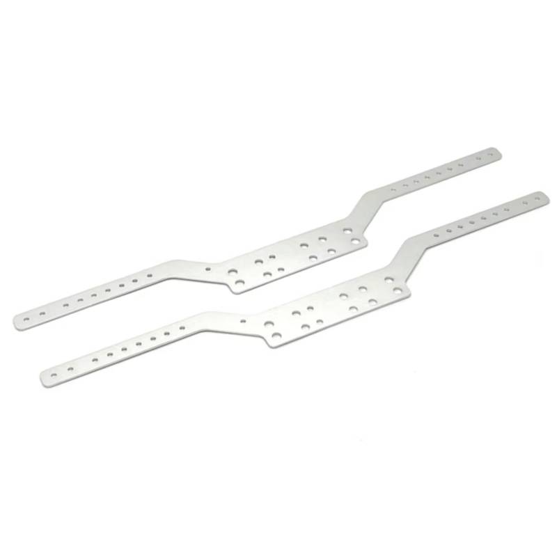 GTFRUQAS RC Ersatzteile Für MN78 Für MN168 1/12 2 Stücke Metall Für Chassis Strahl Träger Seite Rahmen Für Chassis RC Auto Upgrade Teile Zubehör(Silver) von GTFRUQAS