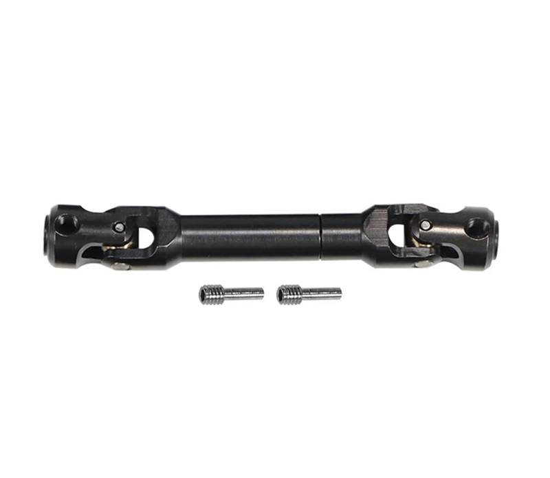 GTFRUQAS RC Ersatzteile Für TRX4 Für TRX6 86100 Für YK4101 Für D90 Für SCX10 Für Capra 1/10 Metall Universal Joint Antriebswelle Mit Interne Spline 60-181mm RC Crawler Auto Teile(Black,75-103MM) von GTFRUQAS