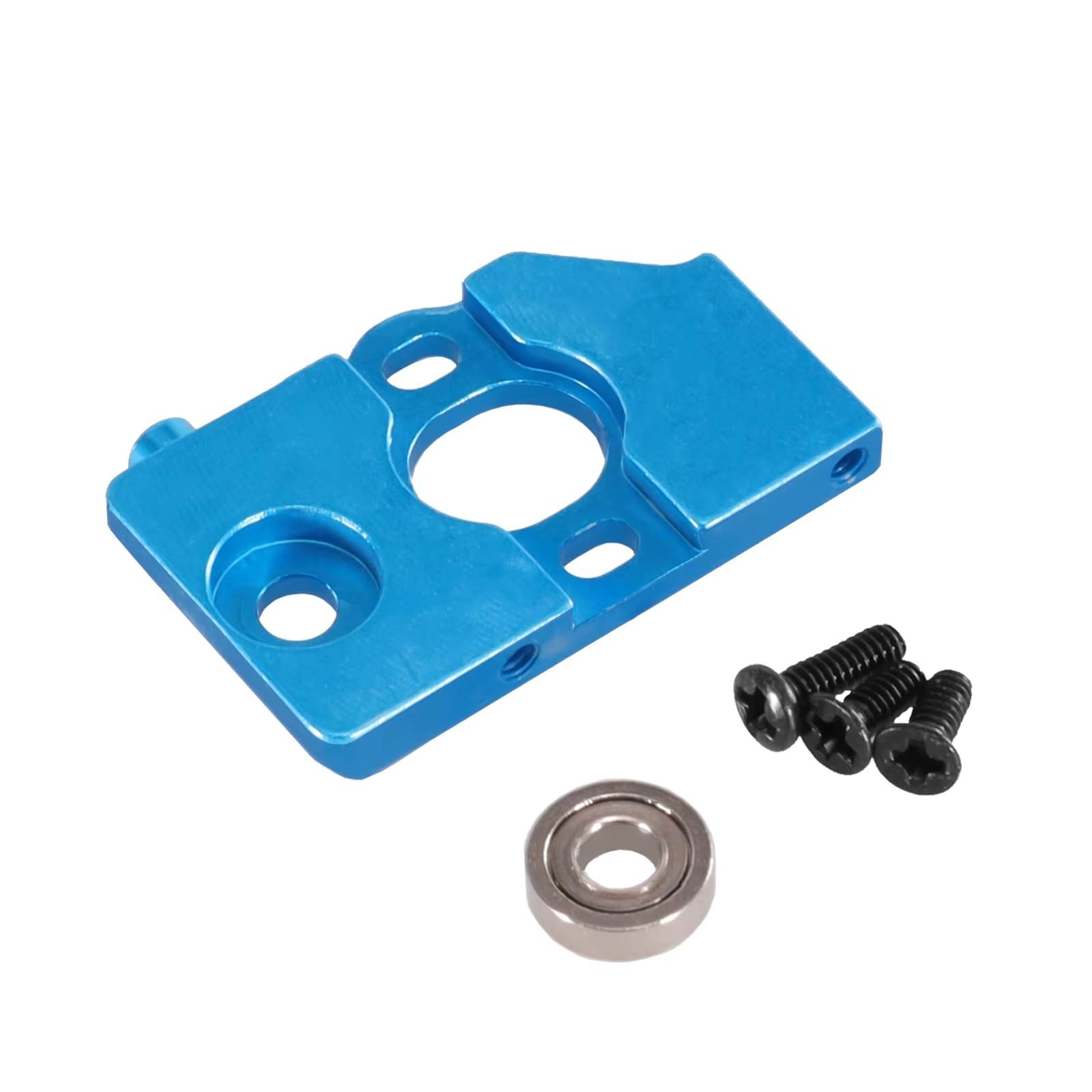 GTFRUQAS RC Ersatzteile Für WLtoys Für 284010 284131 284161 1/28 Fernbedienung Auto Metall Upgrade Teile Zubehör Motor Halterung(Blue) von GTFRUQAS