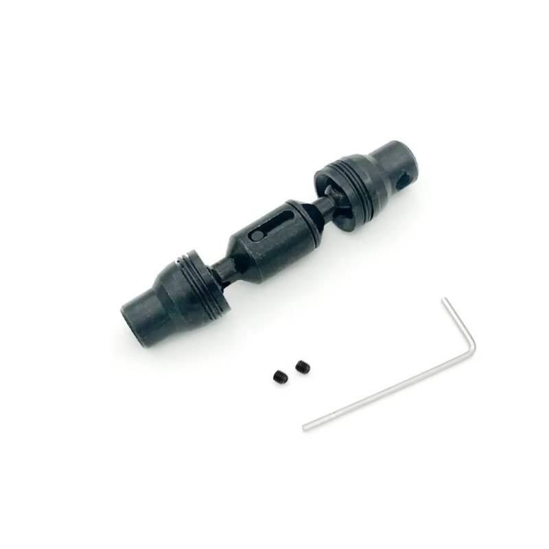 GTFRUQAS RC Ersatzteile Für WPL Für B16 1/16 6WD 1Pcs Metall Stick Hinterachse Kit RC Auto Antriebswelle LKW Auto Fit Teile Ersatz Zubehör(Black 1) von GTFRUQAS