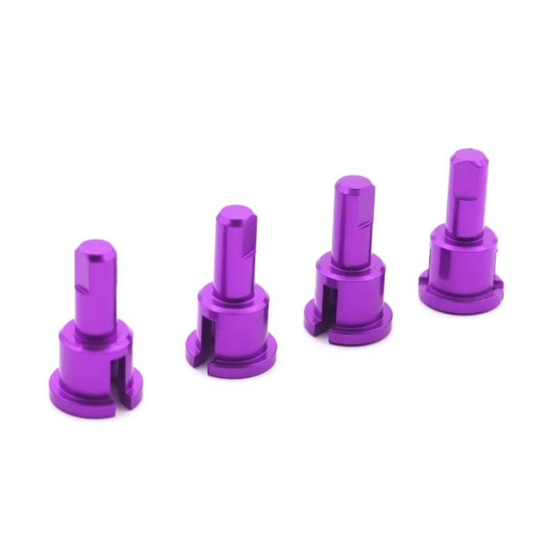 GTFRUQAS RC Ersatzteile Für Wltoys Für A949 A959 A969 A979 K929 1 Set RC Auto Legierung Differential Tasse Differential Reduzierer Joint Cup Auto Upgrade Zubehör(Purple) von GTFRUQAS