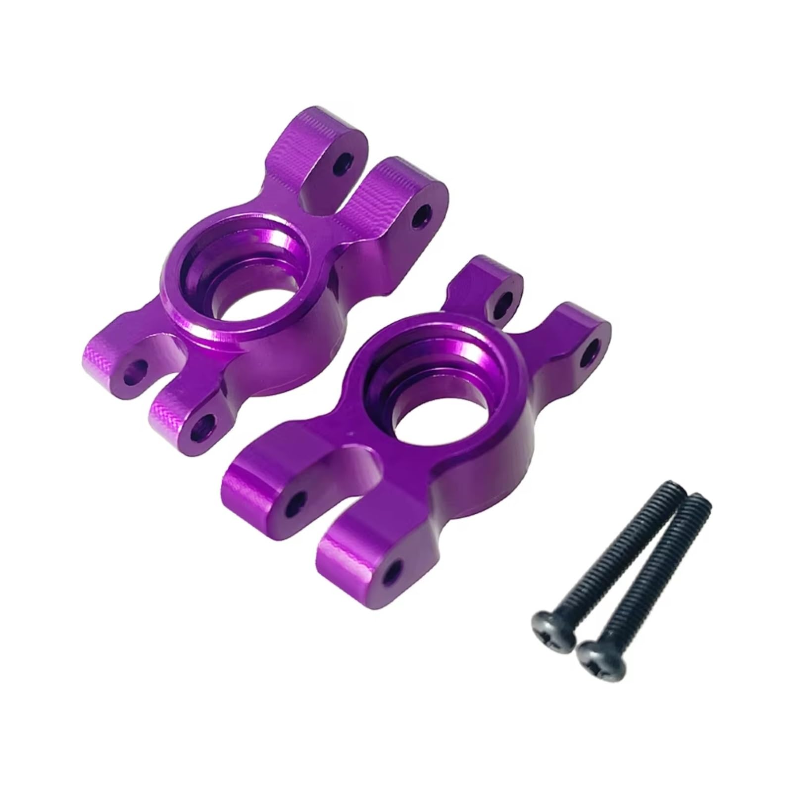 RC Ersatzteile Für Hyper Go Für MJX Für 14209 14210 H14BM 1/14 Rc Auto Fernbedienung Teile Metall Upgrade Änderung Hinterrad Feste Basis Zubehör(Purple) von GTFRUQAS