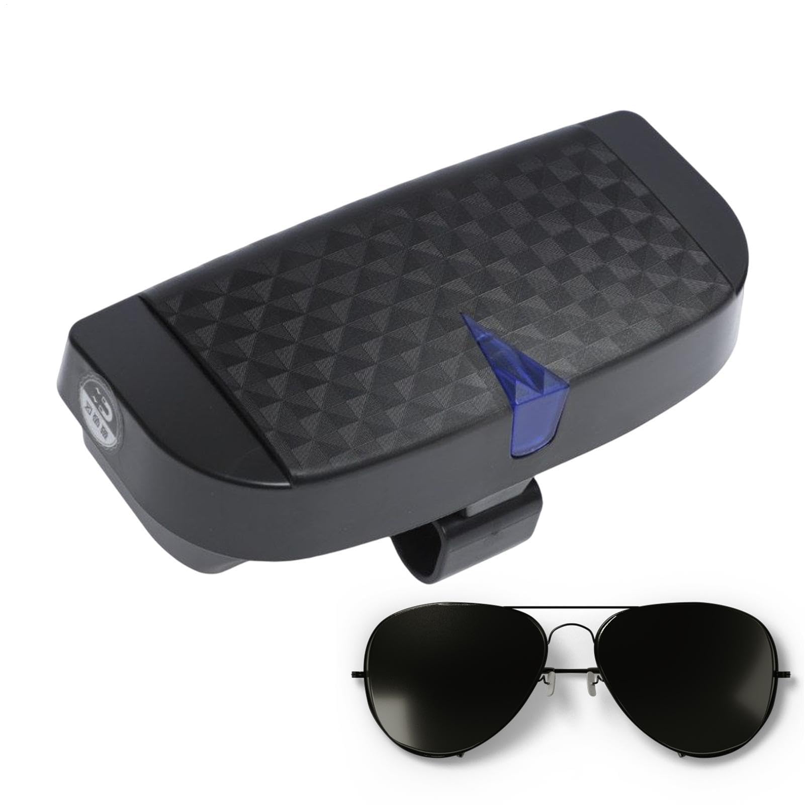 GTFYUDGH Auto Visor Brillenhalter, Auto -Sonnenbrillenhalter | Multifunktionaler Brillenhalter für Visor | Raumsparende Sonnenbrille Gehäuse, organisierende Verschleiß-Gläser-Organisator für Banknoten von GTFYUDGH