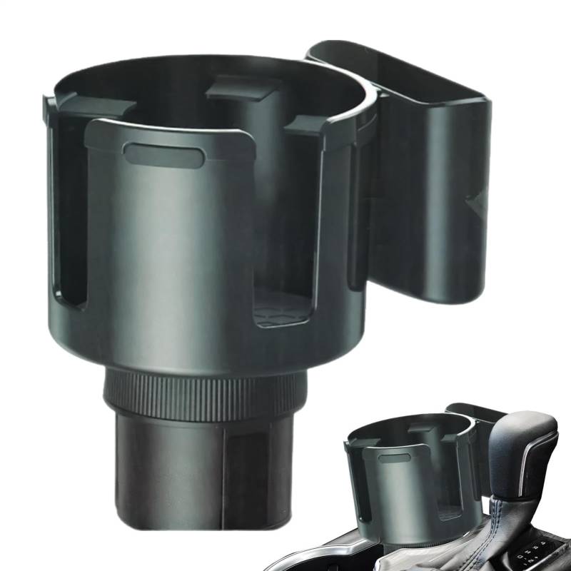 GTFYUDGH Cup -Halter -Telefonhalter für Auto, Autocuphalter Expander, 2-in-1-Autohalter-Expander für Telefon und Tasse, Einstellbarer Basis -Automobiladapter multifunktional für Frauen Männer von GTFYUDGH