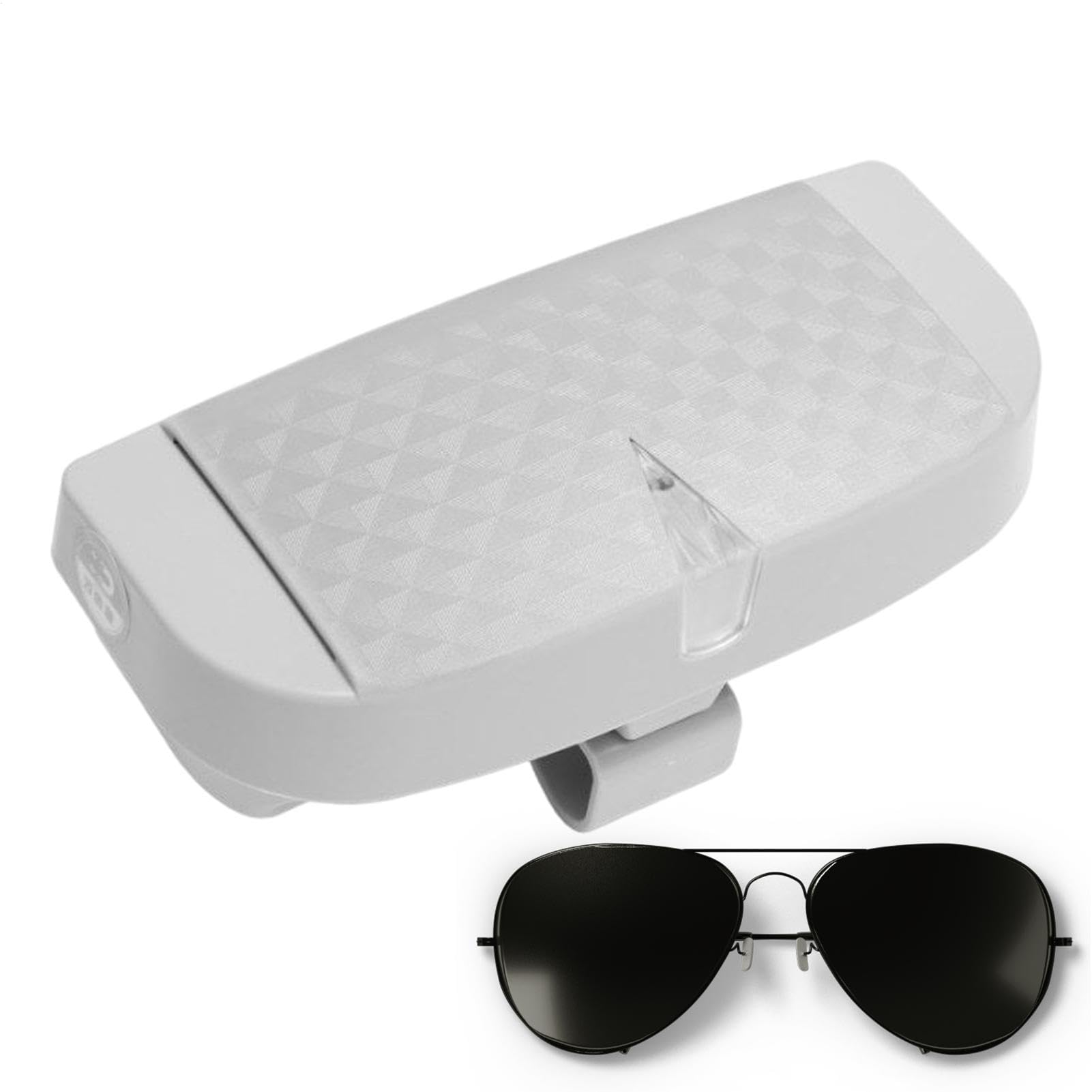 GTFYUDGH Sonnenbrillenhalter Organisator für Auto, Auto Visor Brillenhalter,Magnetischer Automobilvisor -Brillen Clip - Fahrzeug Sonnenbrille Aufbewahrungswerkzeug, stilvolle Autozubehör für die Reise von GTFYUDGH