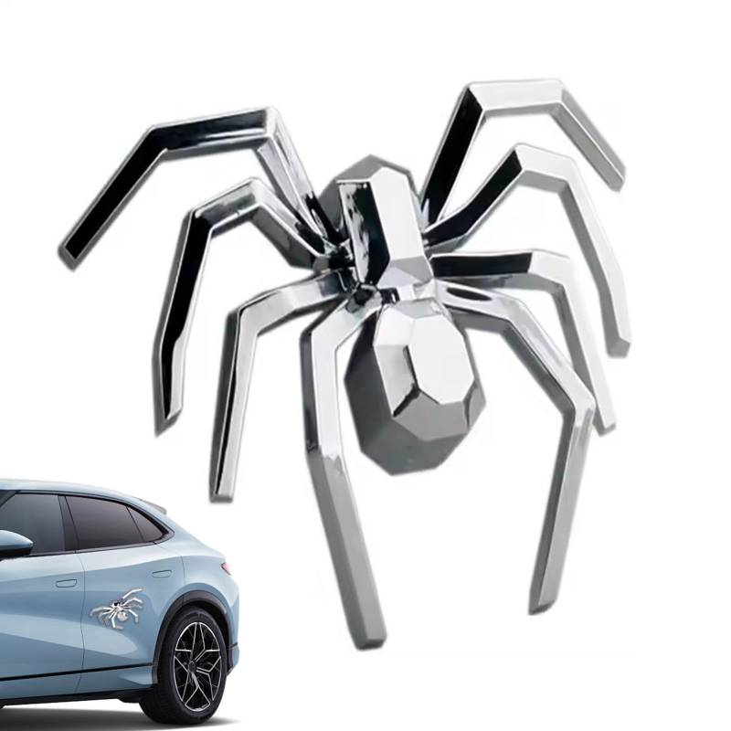 GTFYUDGH -Spinne-Autoaufkleber, Spinnen-Emblem für Auto - Spinnen-Abzeichen-Auto-Aufkleber-Aufkleber,Automobil-Aufkleber, Auto-Abzeichen, dekorativer Aufkleber für Fenster, Auto, LKW, Roller von GTFYUDGH