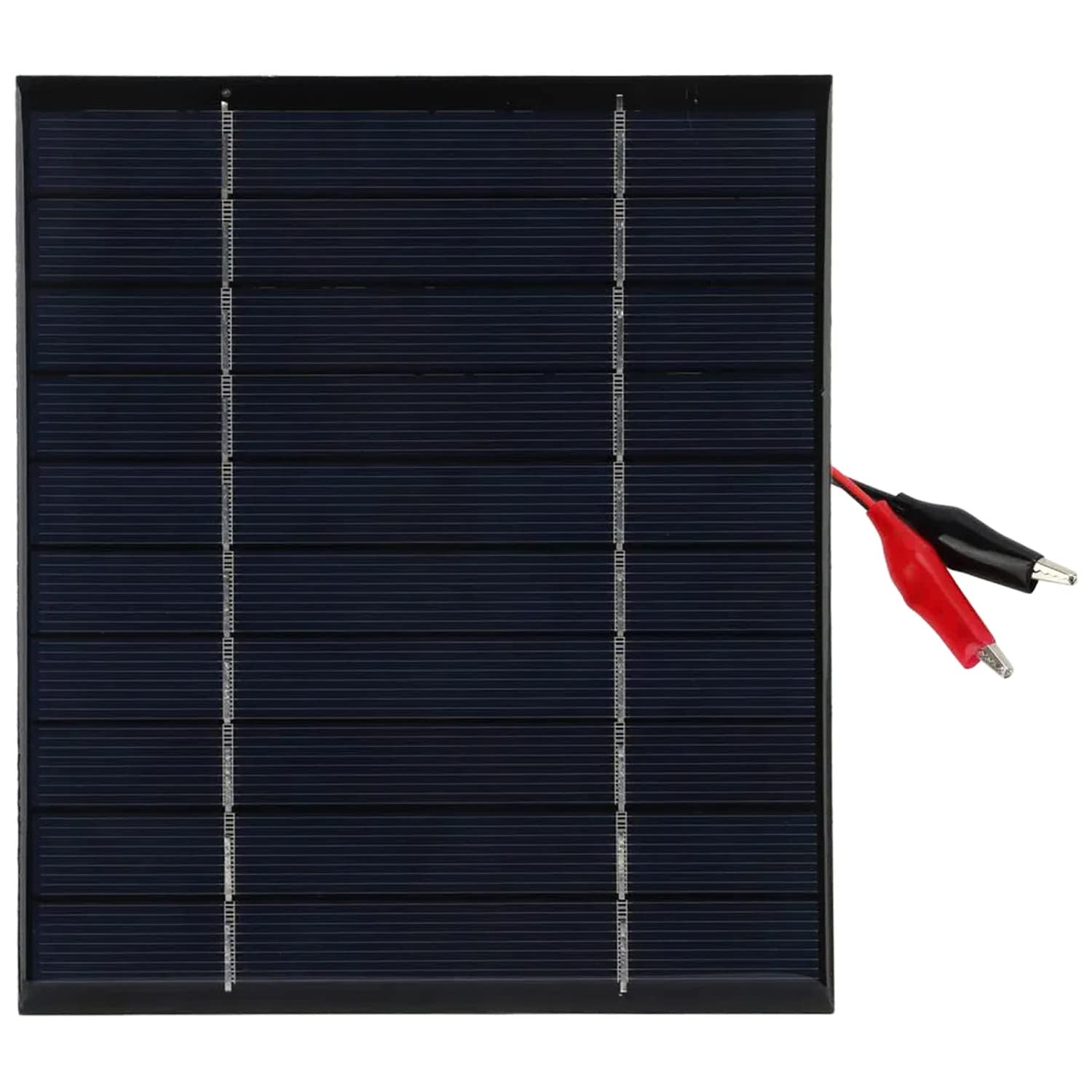 GTIWUNG 12V 2W 136X110mm Solarpanel Solarmodul Solarzelle Photovoltaik mit Krokodilklemmen, Mikro-Mini-Solar-Panel-Zellen Sonnenkollektor für Sonnenenergie, Heimwerken, DIY, Wissenschaft Projekte von GTIWUNG