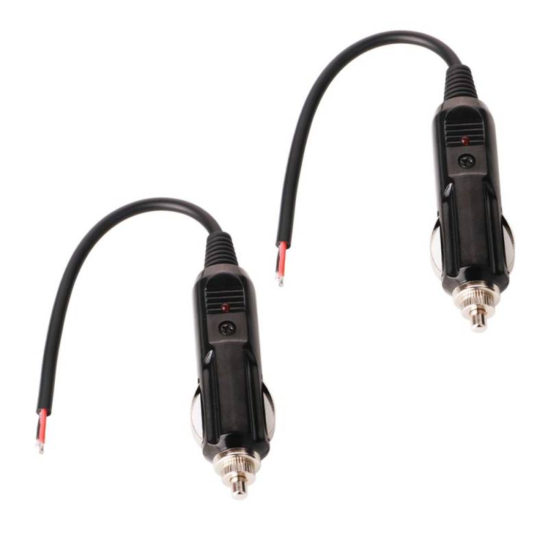 GTIWUNG 2Pcs Zigarettenanzünder Stecker, 12V Autostecker, KFZ-Zigarettenanzünder Stromversorgung Kordel für tragbare DVD-Player, Auto, LKW, Bus-Kamera, Auto DVR von GTIWUNG