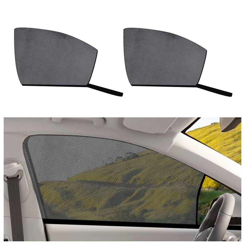 2PCS Auto Fenster Sonnenschutz,Stretchable Sonnenschutz Auto Baby für Sonnenschutz Auto Voraus,Universal Atmungsaktive Auto Sonnenschutz Seitenscheibe für Autos SUVs LKWs (Frontfenster/2PCS) von GTLM