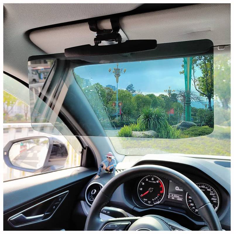 Sonnenblende Auto,[Upgraded Version] Anti-Glare Sonnenblende Verlängerung Auto für Starkes Licht Blockieren,Einstellbare Winkel Auto Sonnenblende Auto Zubehör für Autos,SUVs (1PCS) von GTLM