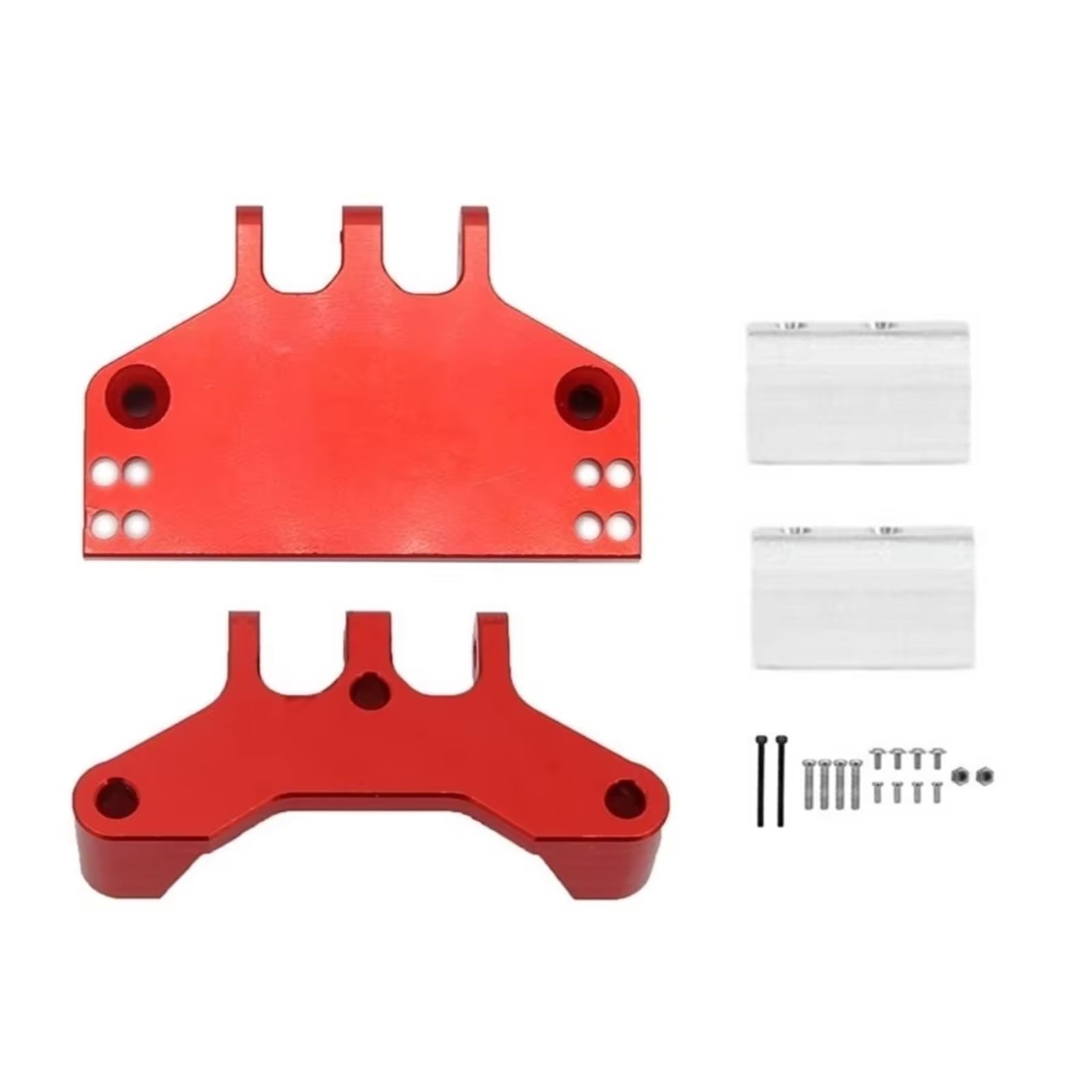 GTVNPOA Für MN128 MN86 MN86S MN86K MN86KS Für MN G500 1/12 Metall Zugstange Halterung Für Sitz Und Servo Halterung RC Crawler Auto Upgrade Teile RC Zubehör(Red) von GTVNPOA