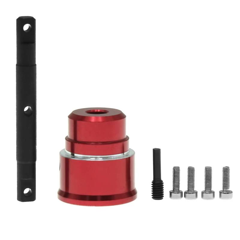 GTVNPOA Für TRAXXAS Für Summit 1/10 Mit Metall Differential Lock Welle Fernbedienung Auto Upgrade Teile Zubehör RC Auto Ersatz Teile(Red) von GTVNPOA