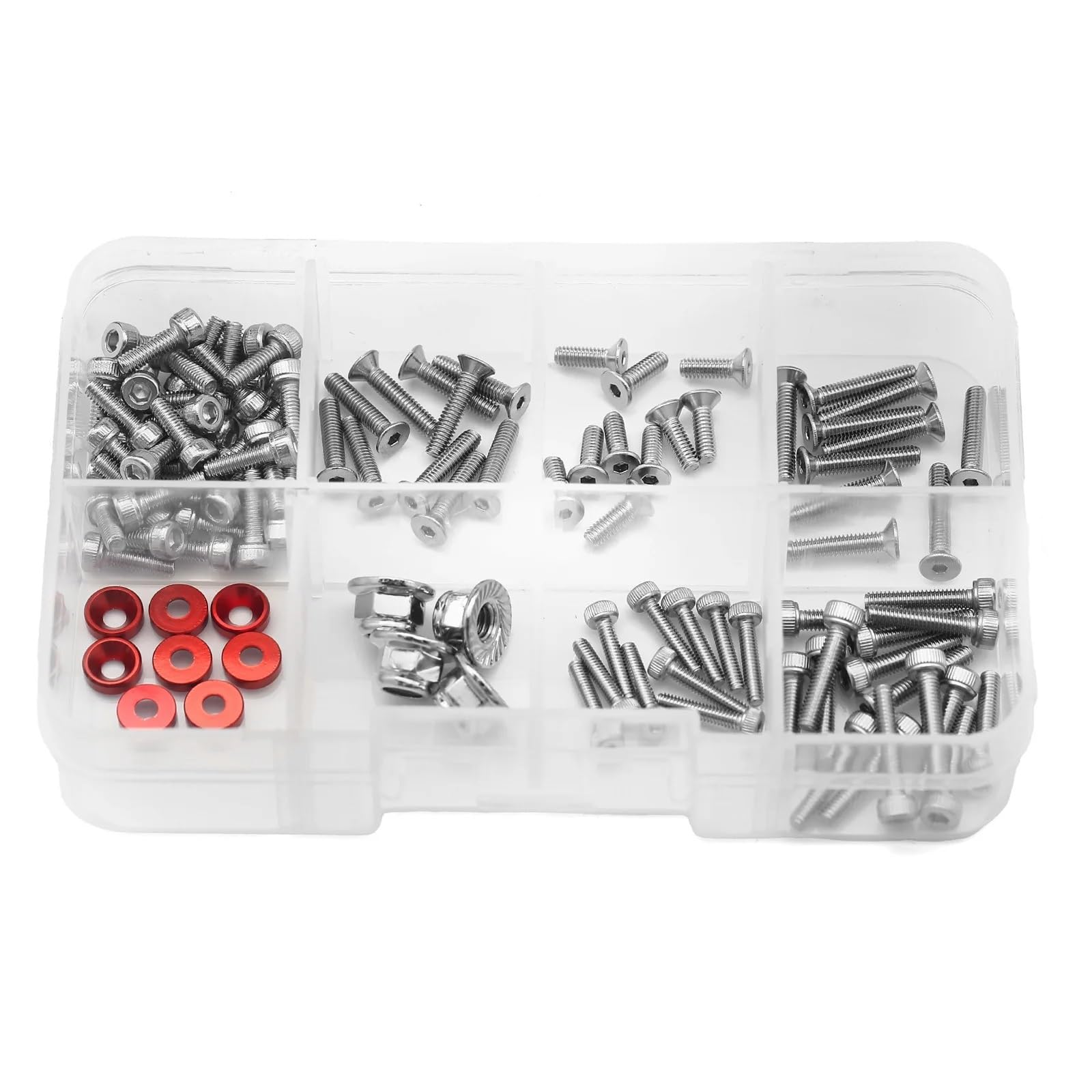 GTVNPOA RC Zubehör Für Arrma 1/18 Für Granite Für Typhon Für Grom 1/14 Für Mojave Für Grom Metall Schrauben Verschluss Kit Reparatur Werkzeuge RC Auto Upgrade Teile Zubehör von GTVNPOA