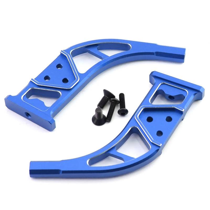 GTVNPOA RC Zubehör Für Arrma 1/7 Für Infraction Für Limitless Für Felony 6S Für BLX Metall Diffusor Unterstützt Hinten Flügel Unterstützung Rahmen RC Auto Upgrade Teile(Blue) von GTVNPOA