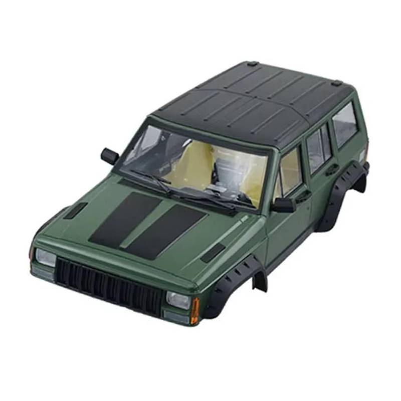 GTVNPOA RC Zubehör Für Axial 1/10 Für SCX10 Für SCX10 II 90046 90047 Hartplastik 313mm Radstand Karosserie Auto Shell Dekoration RC Crawler Auto Zubehör(Green) von GTVNPOA