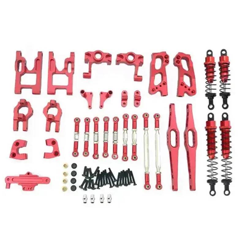 GTVNPOA RC Zubehör Für Feiyue Für FY03 Für WLtoys 12428 12423 Für 1/12 RC Für Buggy Auto Teile Upgrade Zubehör Kit Stoßdämpfer(Red) von GTVNPOA