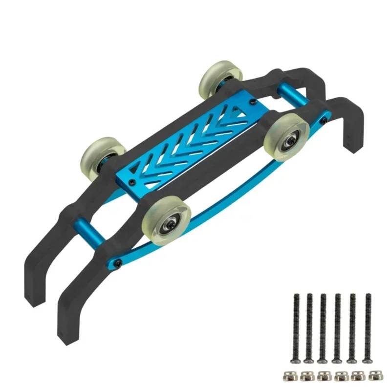 GTVNPOA RC Zubehör Für MJX Für H16 16207 16208 16209 16210 Für 1/16 RC -Auto -Upgrade -Teile Nylon Aluminium -Legierung Roll Cage Wheelie Bar(Blue) von GTVNPOA