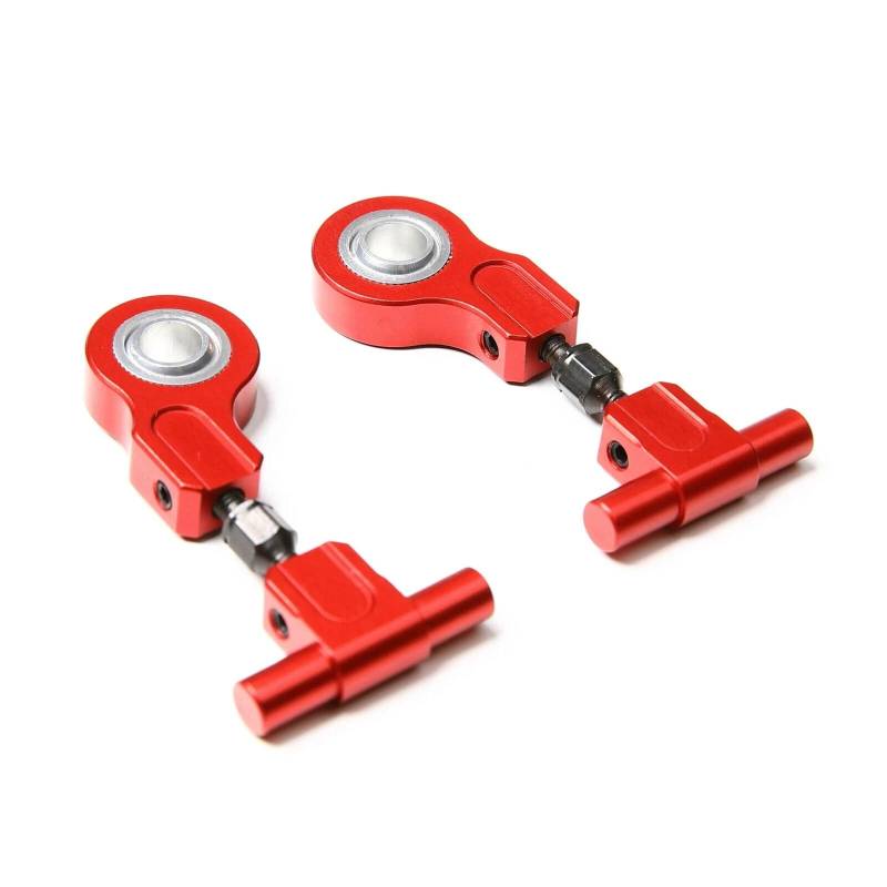 GTVNPOA RC Zubehör Für Tamiya Für TT-02 Für TT02 1/10 RC Auto Vordere Obere Einstellbare Aufhängung EIN Armsatz Fernbedienung Auto Ersatz DIY Teile(Red) von GTVNPOA