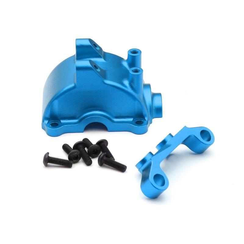 GTVNPOA RC Zubehör Für Tamiya Für TT02 Für TT-02 1/10 Metall Getriebe Gehäuse Getriebe Shell Differential Fall RC Auto Upgrade Teile Geändert Zubehör(Blue) von GTVNPOA