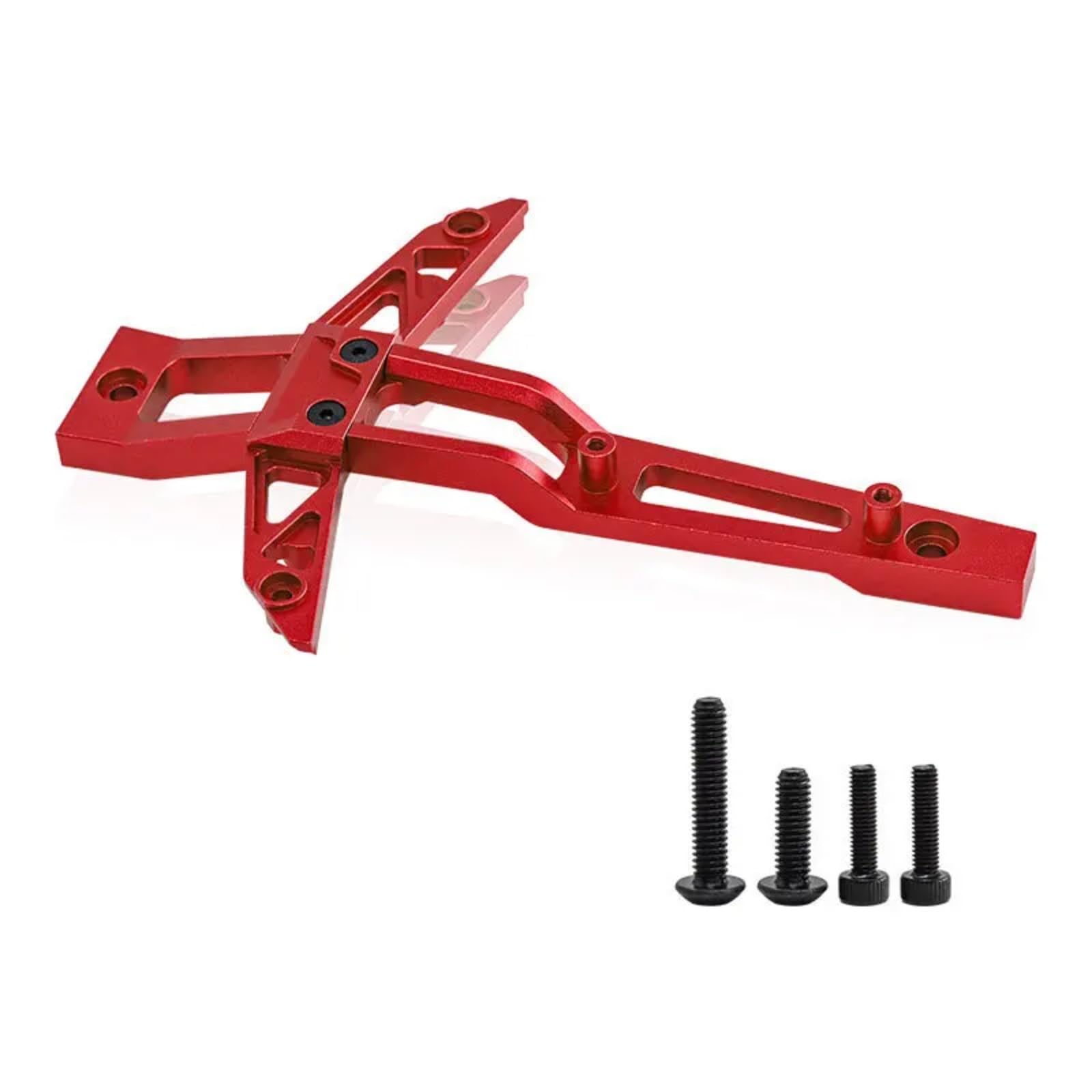 GTVNPOA RC Zubehör Für Traxxas 1/8 Für Maxx Für Slash 1/10 Für Maxx RC Auto Metall Front Für Chassis Brace 8921 Upgrade Teile Geändert Zubehör(Red) von GTVNPOA