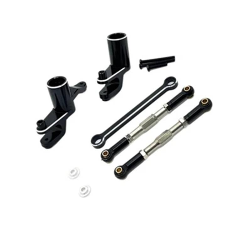 GTVNPOA RC Zubehör Für Udirc 1/12 UD1201 UD1202 UD-12PRO RC Auto Lenkung Montage Zugstange Kit Upgrade Teile Fernbedienung Auto Ersatz DIY Teile(Black) von GTVNPOA