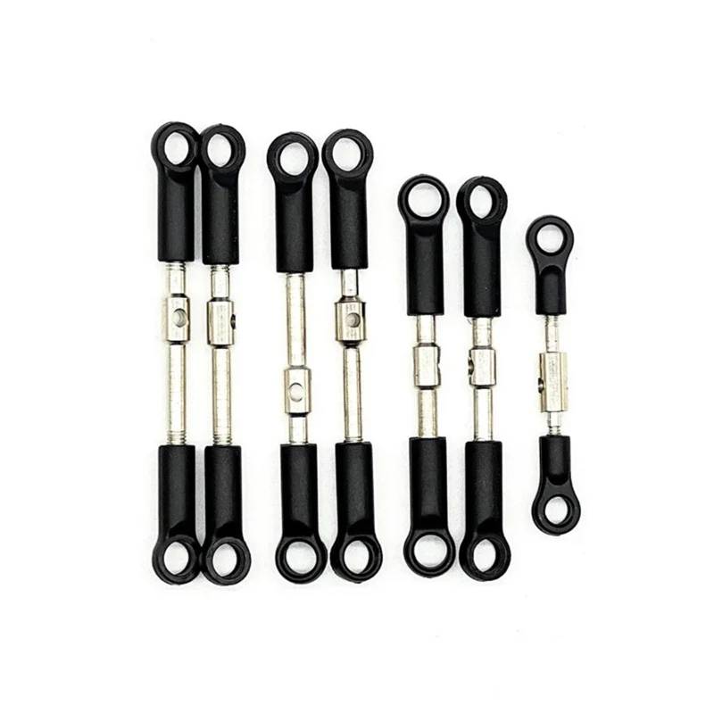 GTVNPOA RC Zubehör Für Wltoys 144001 144002 144010 124016 124017 124018 124019 Vorne Hinten Spurstange Gestänge Servo Link Rod Set RC Auto Ersatzteile von GTVNPOA