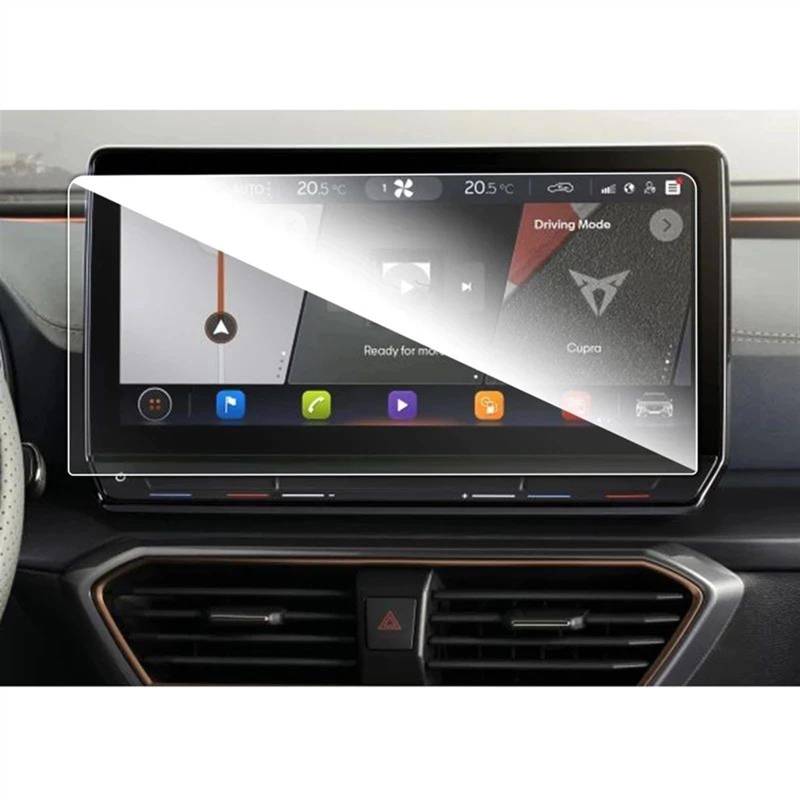 GTVRFLOKI Kompatibel Mit C&upra Für Formentor Auto-Navigationscenter-Displayschutzfolie, 12 Zoll, PET-Displayschutzfolie Auto Navi-Schutzfolie von GTVRFLOKI