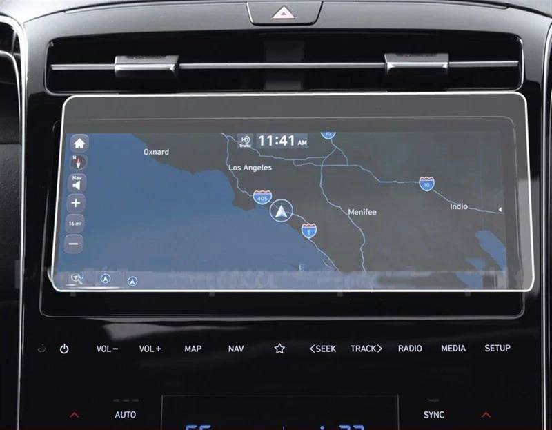 GTVRFLOKI Kompatibel Mit Hyundai Für Santa Für Cruz 2022 10.25 Auto-GPS-Navigation LCD-Bildschirm Displayschutzfolie Aus Gehärtetem Glas Auto Navi-Schutzfolie von GTVRFLOKI