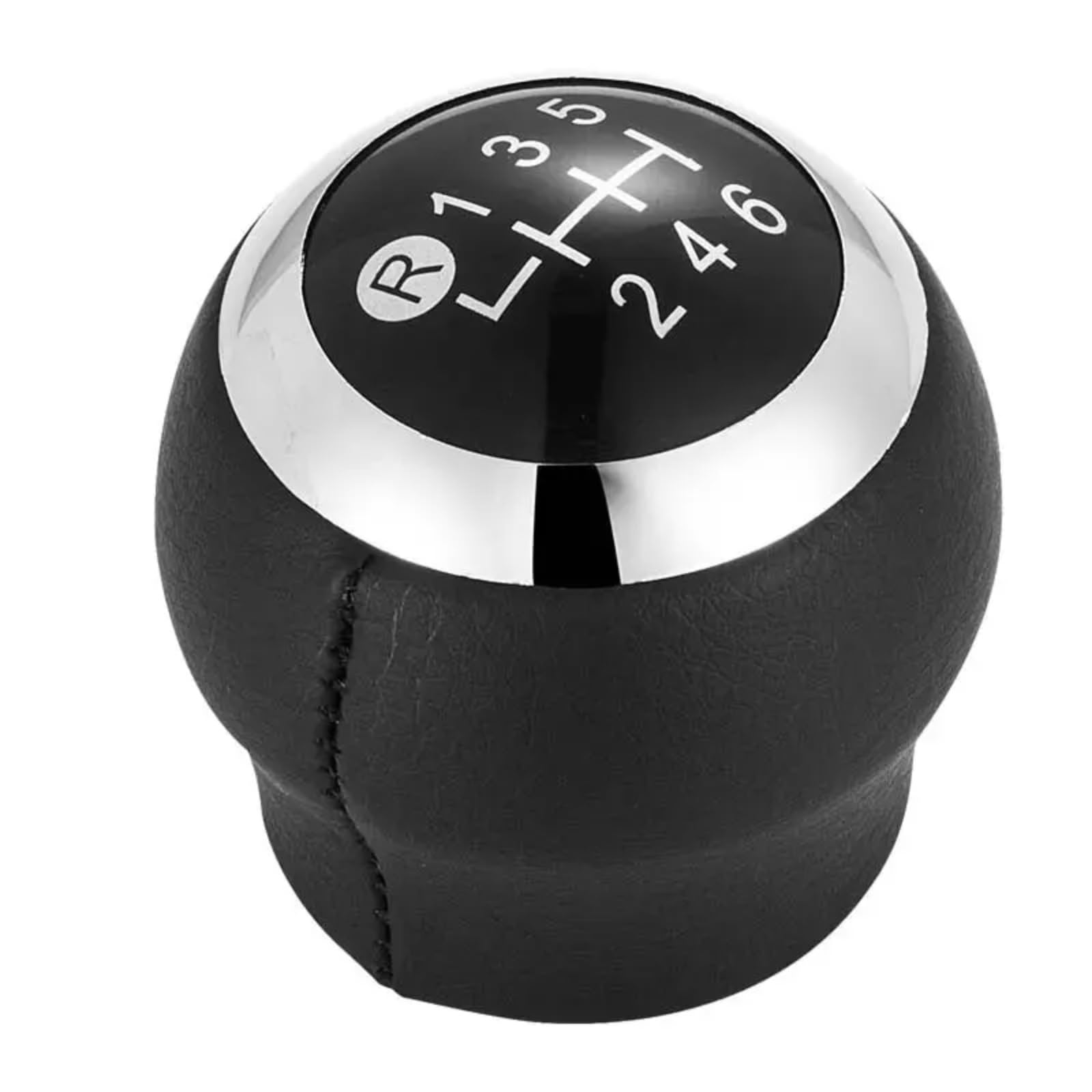 GTVRFLOKI Kompatibel Mit Toyota Für Verso 2009 2010 2011 2012 2013 2014 2015 5/6 Für Geschwindigkeit Auto Schaltknauf Hebel Shifter Stick Handball Schalthebelkopf(Black 6 Speed) von GTVRFLOKI