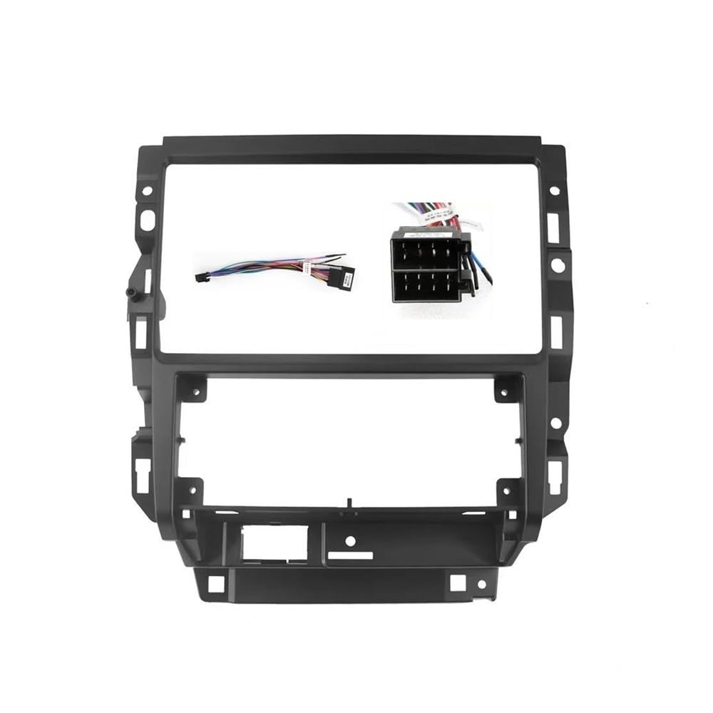 Dekoration Abdeckung 9-Zoll-Radioblende Für Golf Für GTI Für Bora MK4 2002–2008 Autoradio Panel Player Rahmen Armaturenbrett-Montageset Mit Kabel von GUICFRF