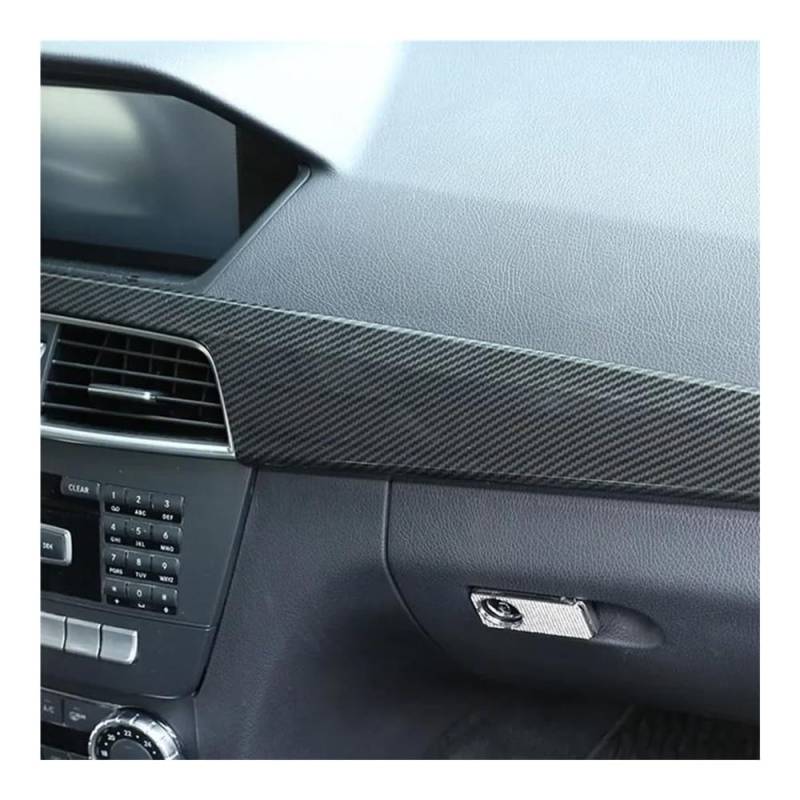 Dekoration Abdeckung Auto Center Console Dashboard Panel Dekoration Aufkleber Trim Innen Zubehör Für C Für Klasse Für W204 2010-13 von GUICFRF