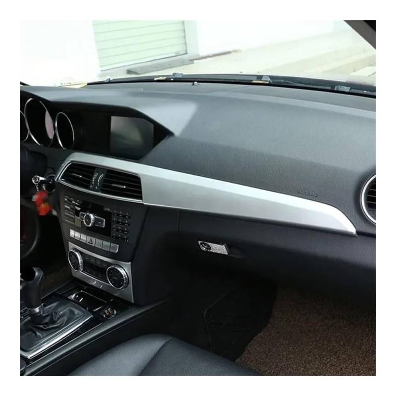 Dekoration Abdeckung Auto Center Console Dashboard Panel Dekoration Aufkleber Trim Innen Zubehör Für C Für Klasse Für W204 2010-13 von GUICFRF