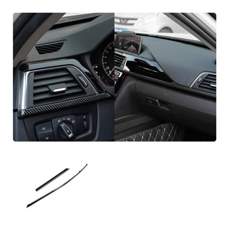 Dekoration Abdeckung Auto Mittelkonsole Air Outlet Panel Abdeckung Trim Aufkleber Rahmen Für F30 F31 F32 F34 F36 LHD Zubehör von GUICFRF