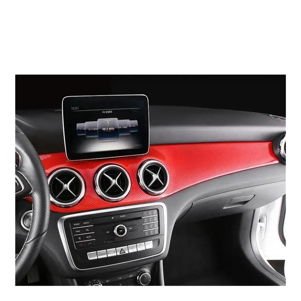 Dekoration Abdeckung Auto Mittelkonsole Air Panel Outlet Trim Abdeckung Aufkleber Auto Zubehör Für A Für GLA Für CLA Für Klasse Für W176 Für X156 Für C117 von GUICFRF