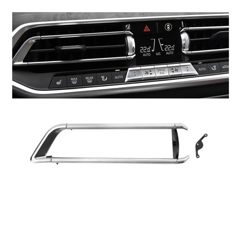 Dekoration Abdeckung Auto Vorne Mitte Air Vent Outlet Grille Trim Rahmen AC Reparatur Panel Abdeckung Für X5 Für X6 Für X7 Für G05 Für G06 Für G07 von GUICFRF